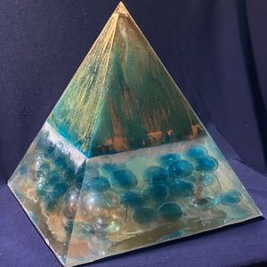 Decorative pyramid, original art, Brand New